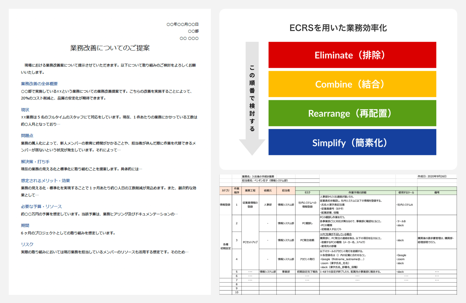 業務改善提案書｜わかりやすく書くためのコツ【テンプレート付き